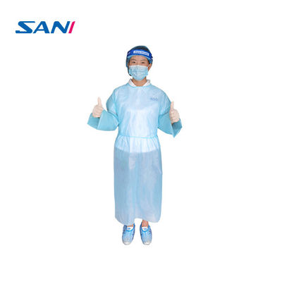 Giá tốt. Màu xanh PP PE Y tế cách ly Quần áo dùng một lần trực tuyến
