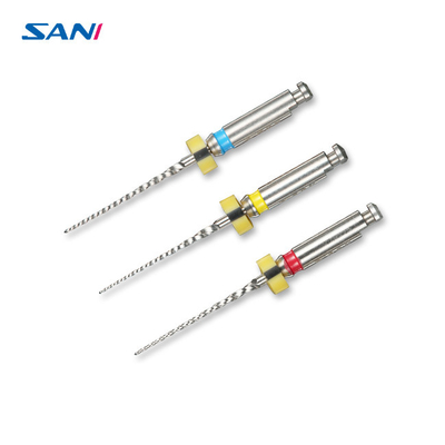 2.0N / Cm Niti Rotary Nha khoa Tệp tin cho trẻ em để điều trị kênh gốc 3 cái / gói
